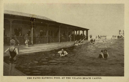 The patio bathing pool at the Vilano Beach Casino