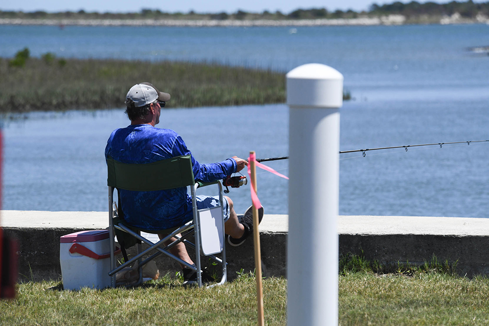 Man fishing