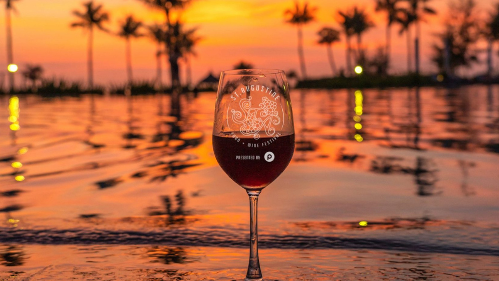 St. Augustine Food & Wine Festival Glass